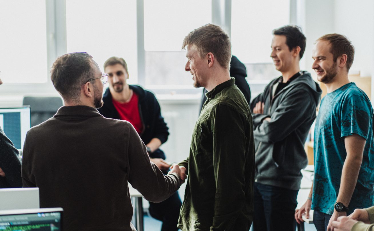 United Robots team meeting
